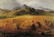 John MacWhirter Harvesting in Arran France oil painting artist